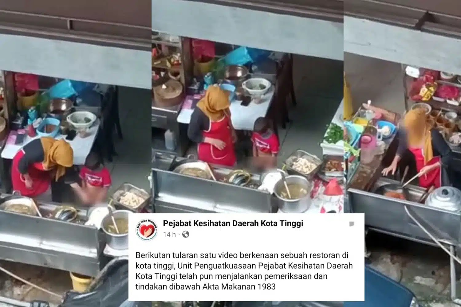 Kecoh video pekerja biar anak kencing di dapur restoran, ini nasib restoran lepas itu