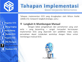 Tahapan implementasi Good Corporate Governance