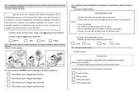 Avaliação diagnóstica para 2º ano