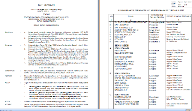 Contoh Proposal Kegiatan 17 Agustus .doc Yang Benar