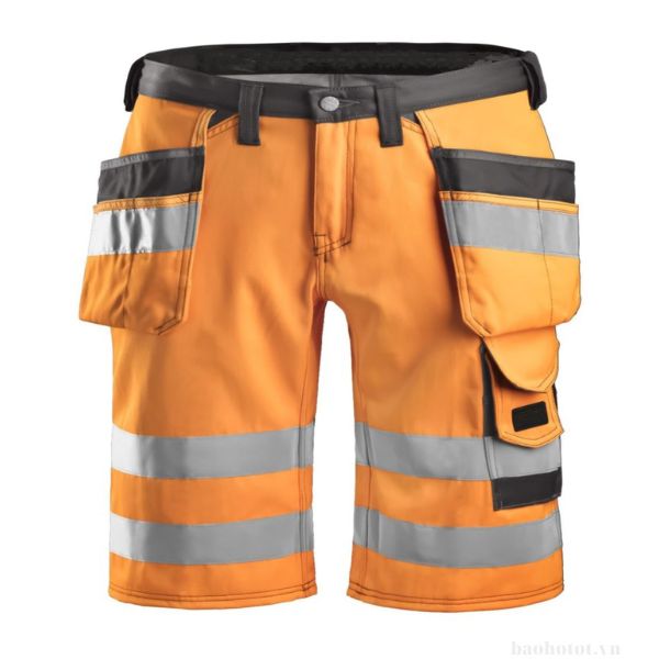 Quần Bảo Hộ Lao Động Đùi Phản Quang Năng Động - TQAB0333 quần bảo hộ đùi cam có túi hộp