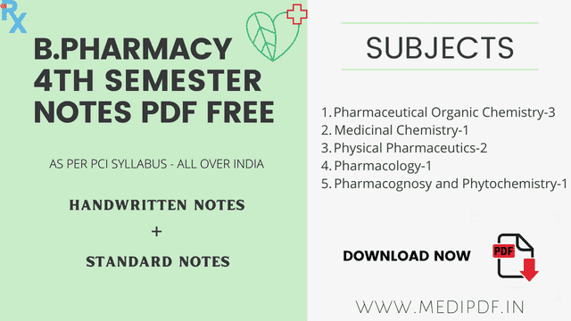 B-Pharmacy-4th-semester-notes-pdf-free-cover-image