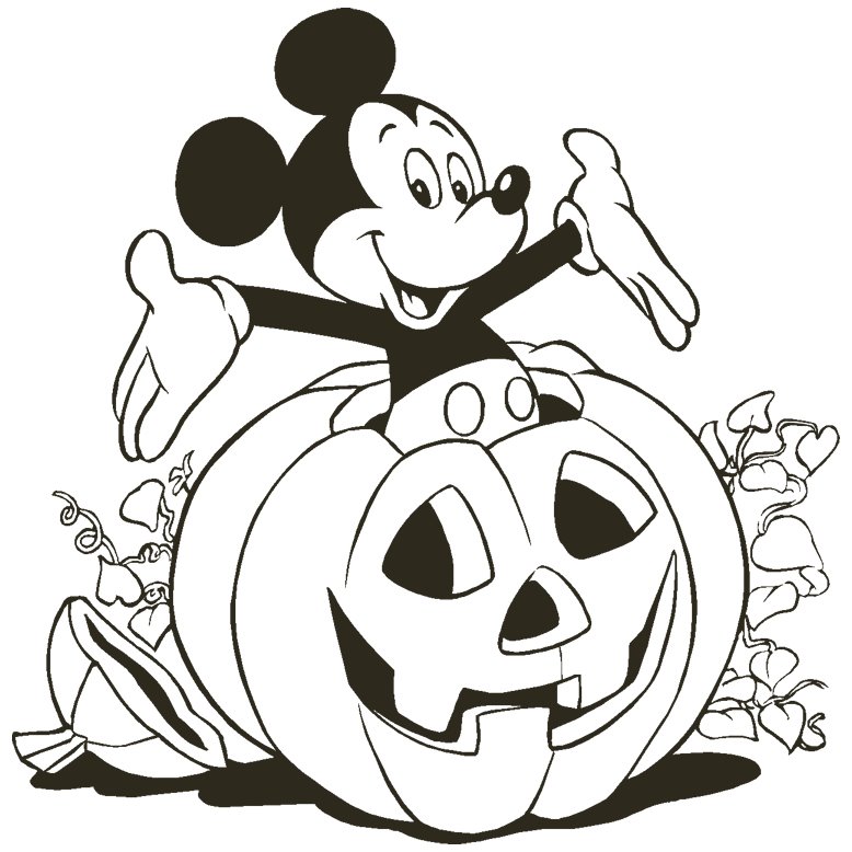 Free Disney Halloween Coloring Pages For Kids 9