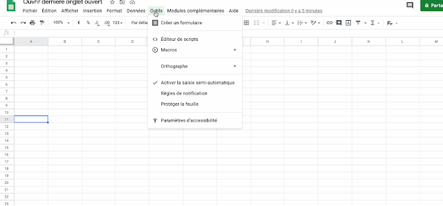 Mise en oeuvre du script