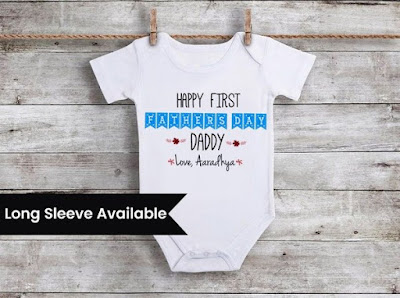 First Father’s Day Onesie