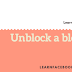 How to Unblock My blocked Facebook friends