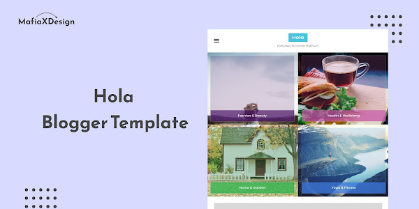 Hola Blogger Template Free Download