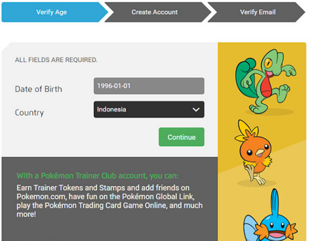 Begini Cara Mudah Membuat Akun Pokemon Trainer Club (PTC) tips dari kami
