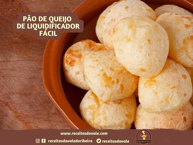 Receita de Pão de Queijo de Liquidificador Fácil