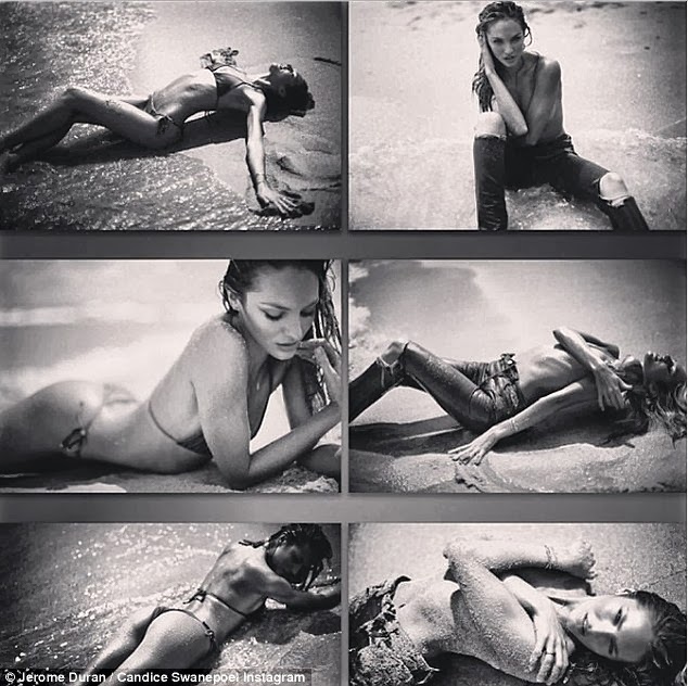 Candice Swanepoel Half Naked In the Sand to Dead Can Dance