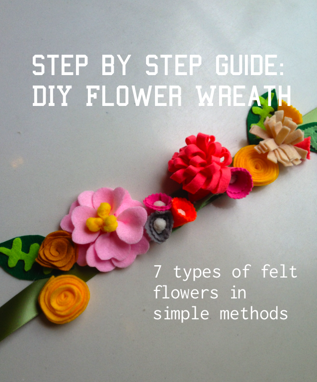 7 types of flowers Step by Step Making Flower Wreaths | 638 x 768