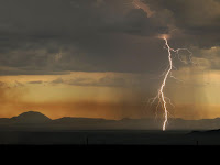 Lightning over New Mexico