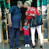 Tonto Dikeh , Her Father & Son Step Out Together