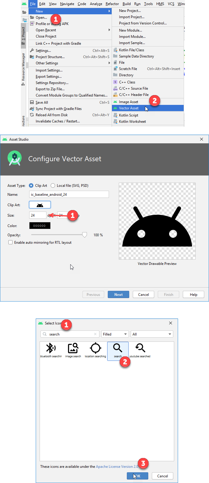 TutorialsBuzz: Android Adding SearchView To ActionBar