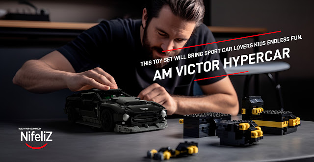 Nifeliz AM Victor Hypercar Compatible With Lego