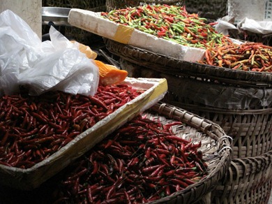 Our guide shopped at this vegetable market, Chongqing, China (1325)