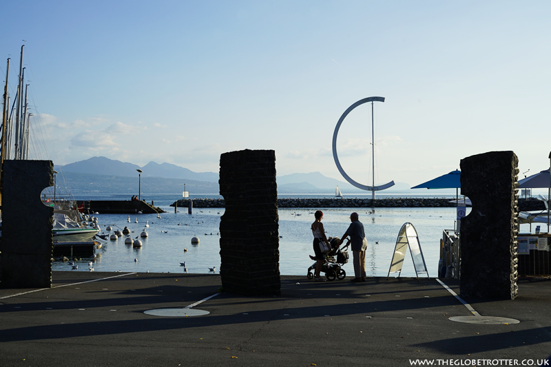 Ouchy Promenade in Lausanne
