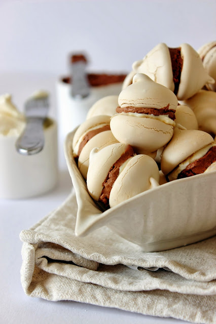 Koffieschuimpjes met mokkacrème