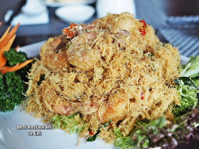 Main Course - Wok Fried Tiger Prawn with Creamy Butter (湿奶油老虎虾)