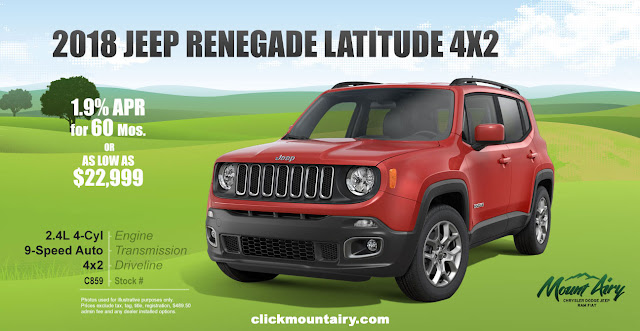 2018 Jeep Renegade Latitude - On Sale!