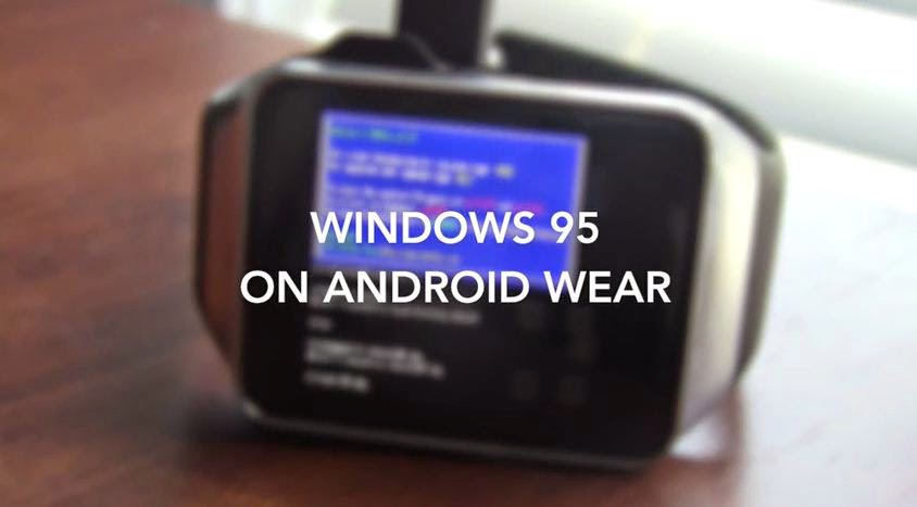 sistem operasi windows 95 smartwatch android