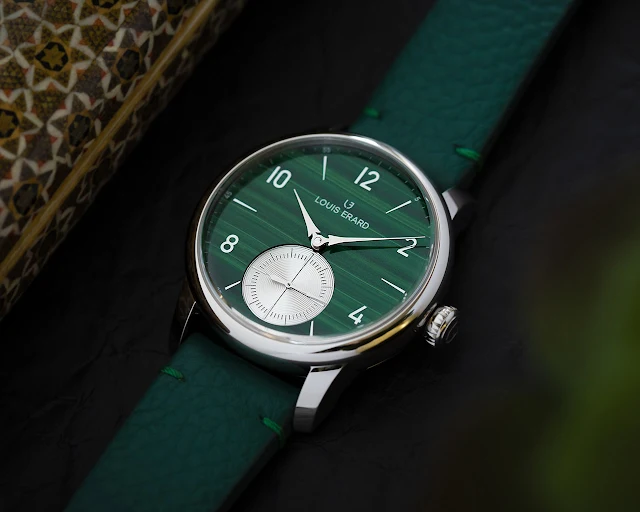 Louis Erard Excellence Petite Seconde Malachite ref. 34238AA39