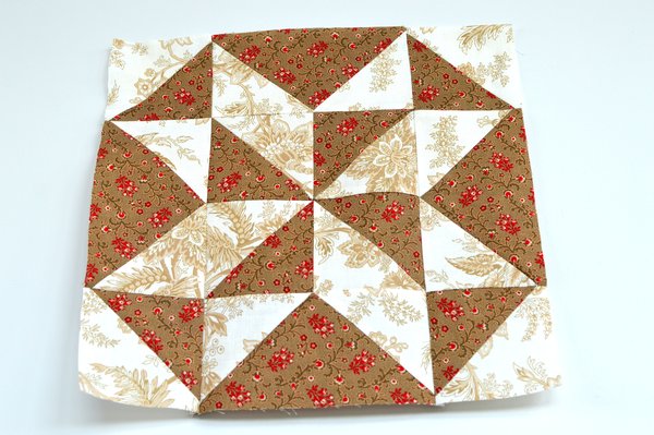 Pieced Star Quilt Block Tutorial