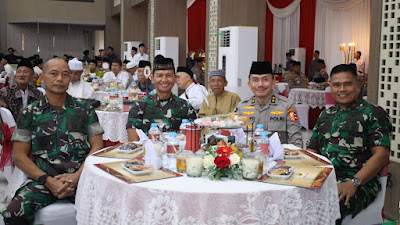 Danlantamal V Ikuti Safari Ramadhan 1445 H/2024 M, Bersama Panglima TNI dan  Kapolri 