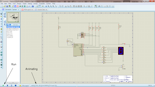 7 segment proteus simulation