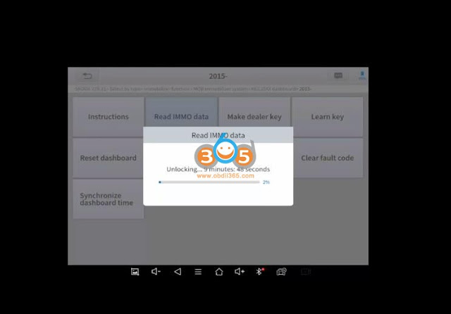 Xtool X100 PAD3 Read MQB NEC35XX Immo Data via OBD 3