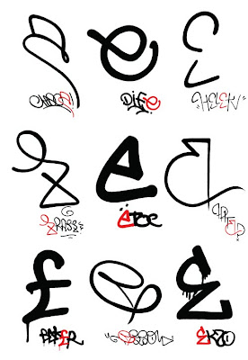 Graffiti taxonomy,graffiti letter,letter e