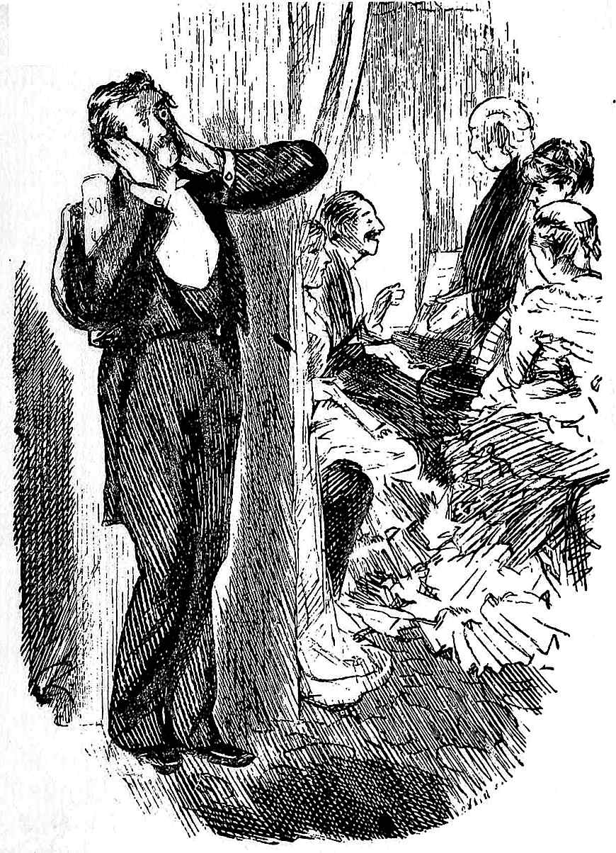 a Charles Keene 1887 cartoon about bad music