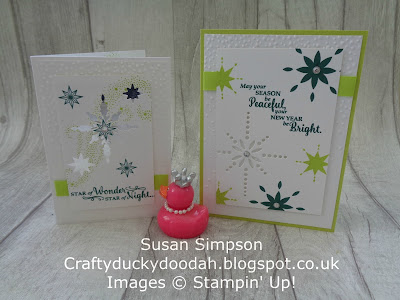 Stampin' Up! UK Independent  Demonstrator Susan Simpson, Craftyduckydoodah!, Star of Light, November Coffee & Cards Project 2017, Supplies available 24/7 from my online store, 