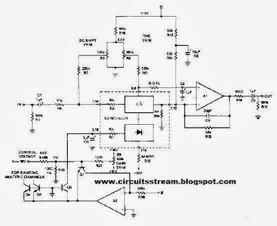 Amplifier Attenuator Circuit Diagram