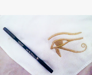 Eye of Horus Dark Olive Serpentine Sultry Goddess Pencil image by me.