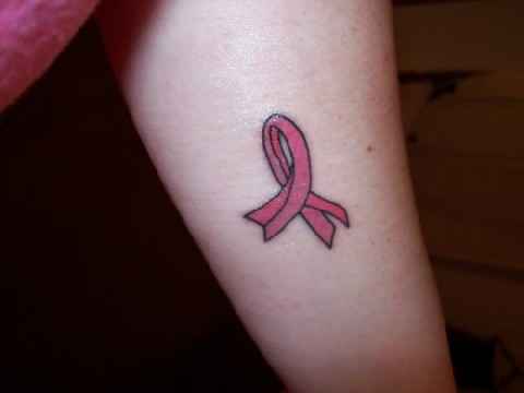 BREAST CANCER PINK RIBBON TATTOOS 6