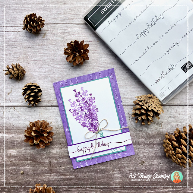 Perennial Lavender Stampin Up card ideas