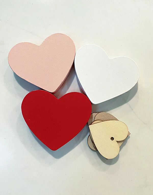 wooden hearts