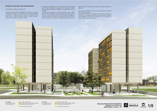 Premiados – Edifícios de Uso Misto – Santa Maria – CODHAB-DF