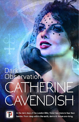 book cover of horror novel Dark Observation by Catherine Cavendish