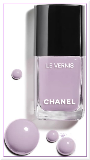 ♦Pastel purple Chanel Le Vernis nail polish #fashion #beauty #purple #brilliantluxury