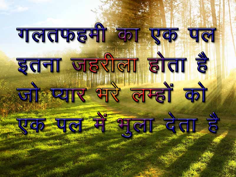 Misunderstanding Quotes in Hindi