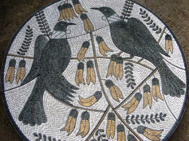 mosaic pebbles artwork by John Botica