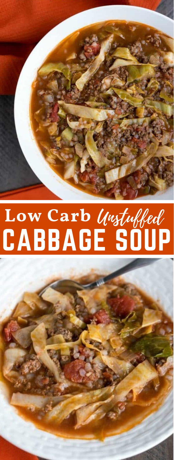 Easy Unstuffed Cabbage Soup #healthy #diet