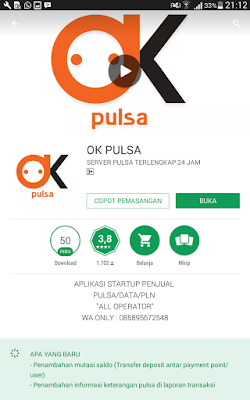 Ok Pulsa - Aplikasi Pembayaran Tercepat Di Indonesia