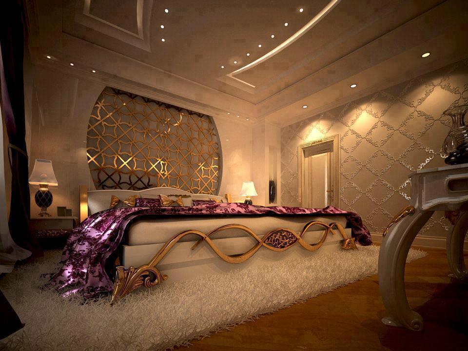 Modern Royal  Bedroom  interior decorating  accessories
