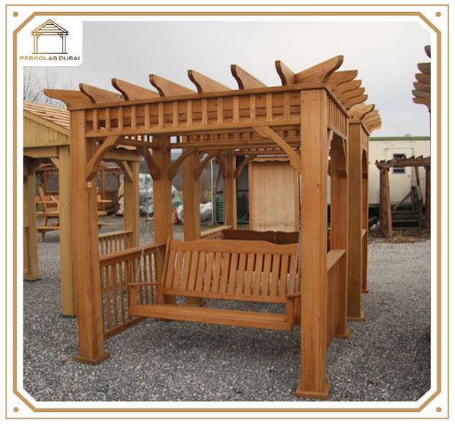 Swing Pergola made of Wood