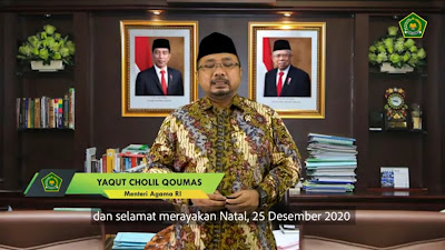 [Ini Baru Menteri Semua Agama] Video Ucapan Selamat Natal dari Menteri Agama Kita yang Baru