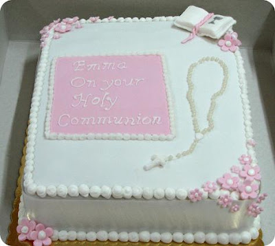 Holy Communion Cakes Girls