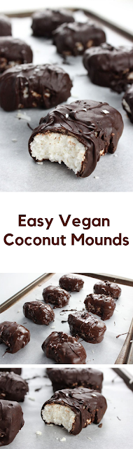 Easy Vegan Coconut Mounds